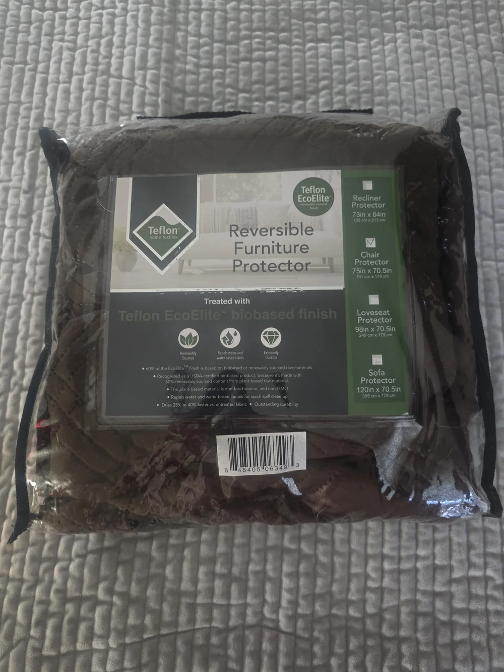 Reversible Furniture Protector - Brown